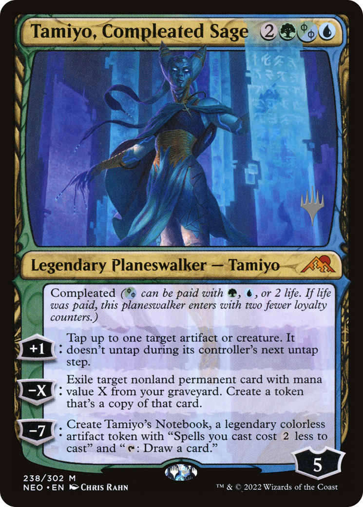 Tamiyo, Compleated Sage (238) - Kamigawa: Neon Dynasty Promos