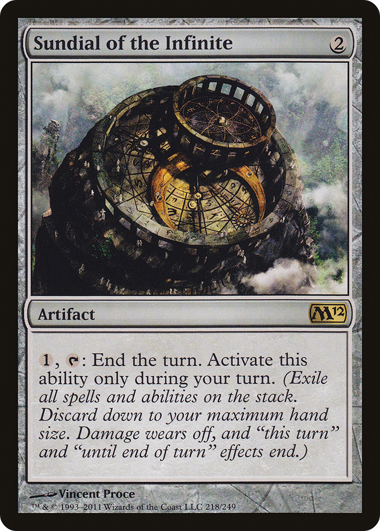 Sundial of the Infinite (218) Foil - Magic 2012