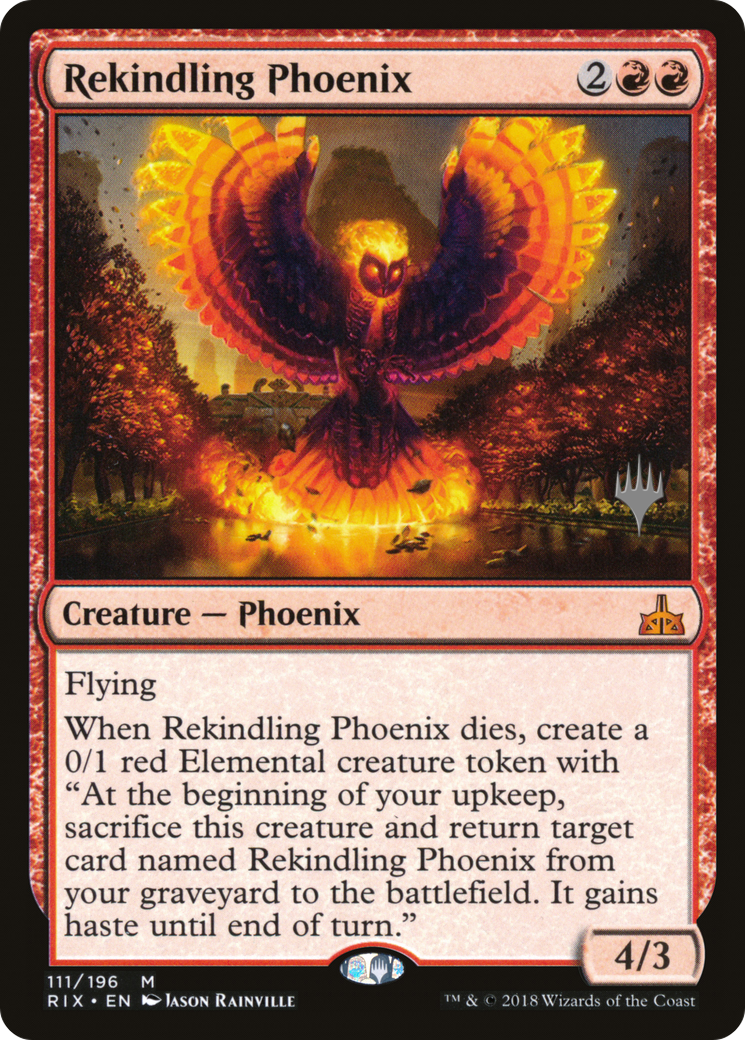 Rekindling Phoenix (111) - Rivals of Ixalan Promos
