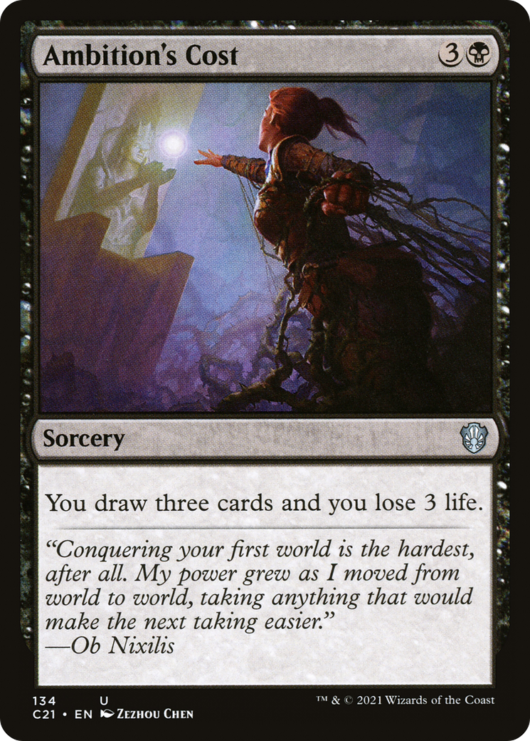 Ambition's Cost (134) - Commander 2021