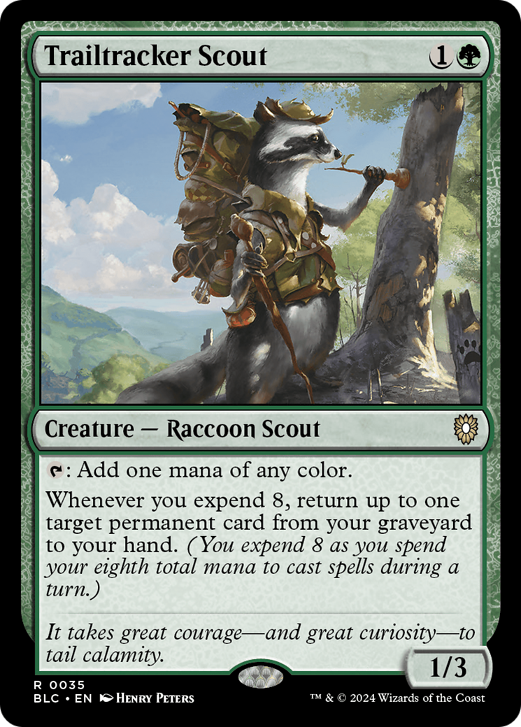 Trailtracker Scout (035) - Bloomburrow Commander