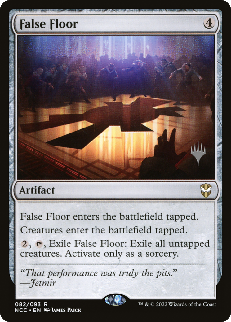 False Floor (82p) Foil - New Capenna Commander Promos