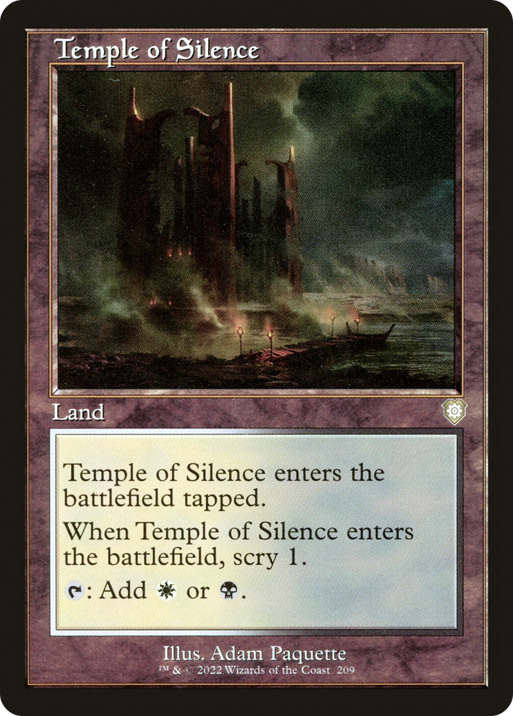 Temple of Silence (Retro) (209) - The Brothers' War Commander