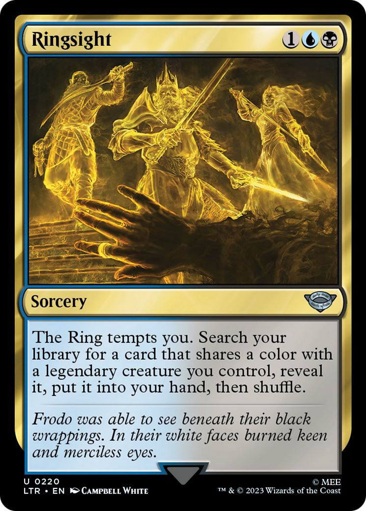 Ringsight (220) Foil - The Lord of the Rings: Tales of Middle-earth