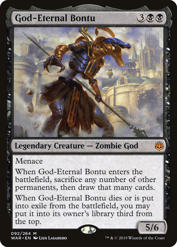 God-Eternal Bontu (092) Foil - War of the Spark