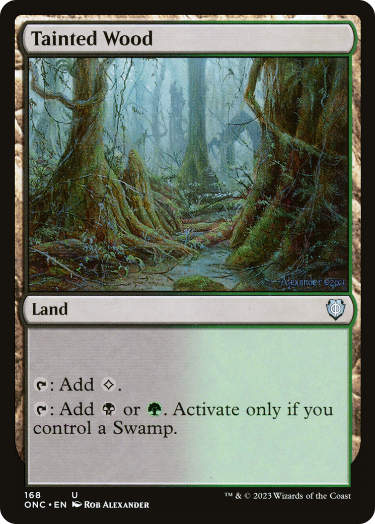 Tainted Wood (168) Foil - Phyrexia: All Will Be One Commander