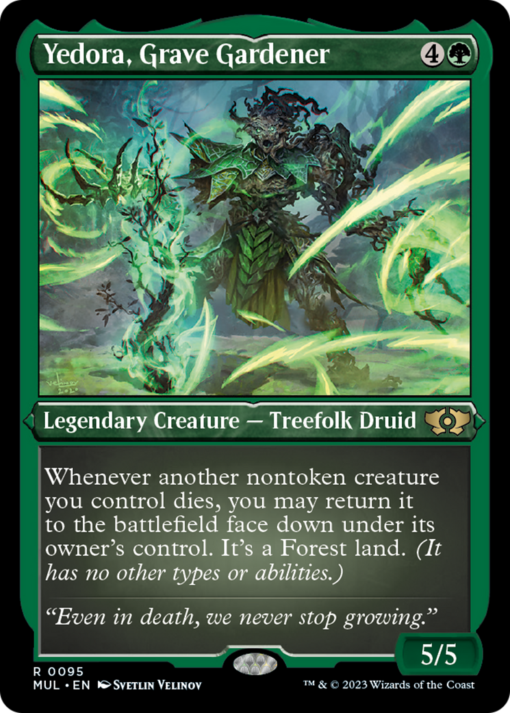 Yedora, Grave Gardener (095) Etched - Multiverse Legends
