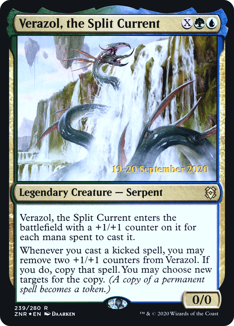 Verazol, the Split Current (239) Foil - Zendikar Rising Promos