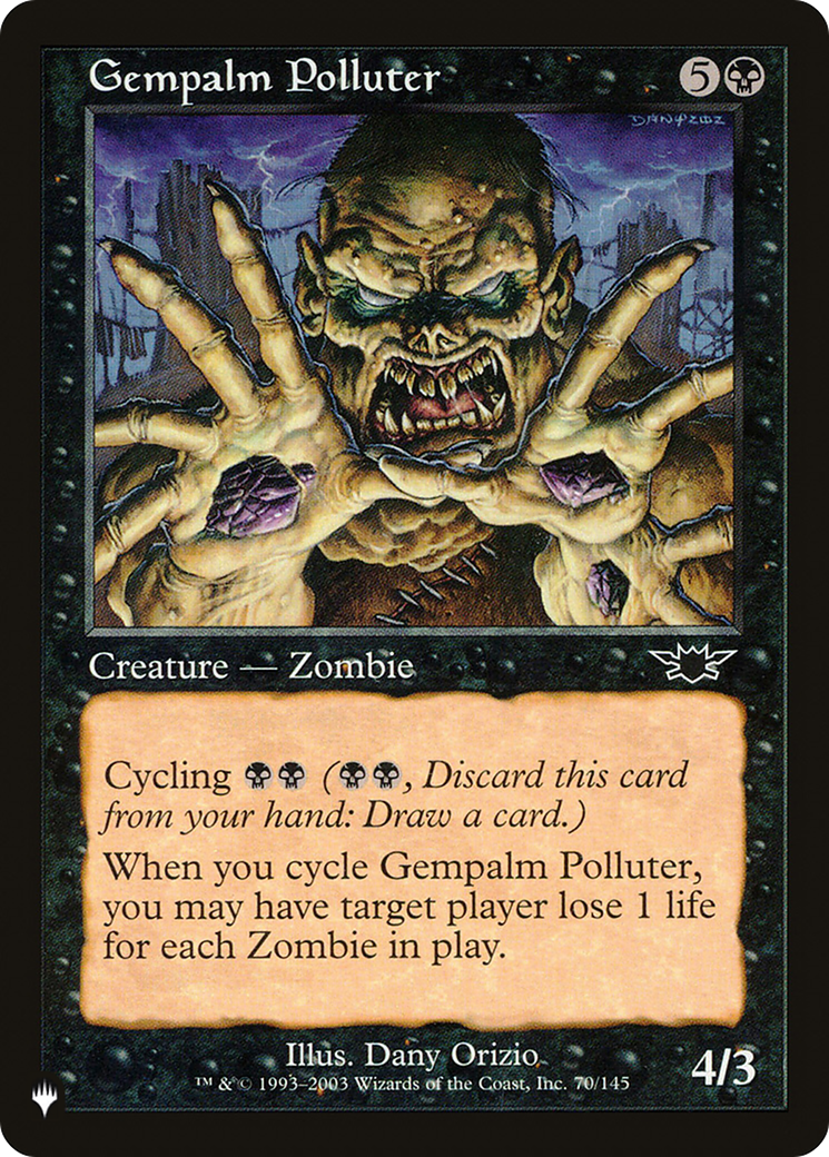 Gempalm Polluter (Retro) (LGN-70) - The List