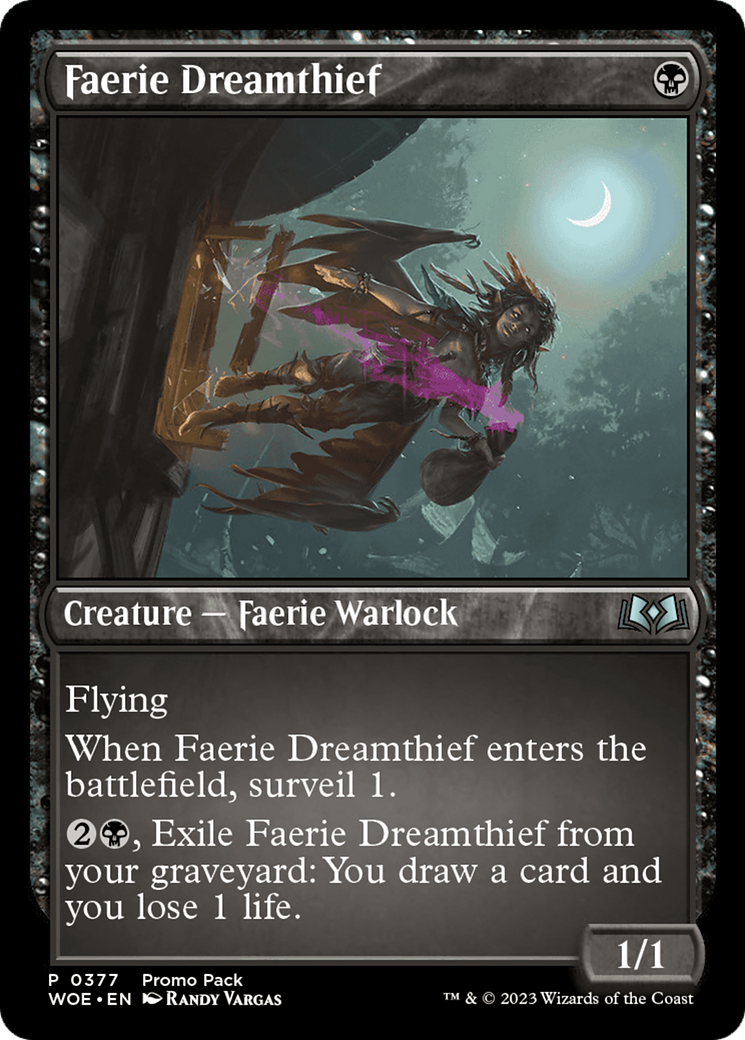 Faerie Dreamthief (377) - Wilds of Eldraine