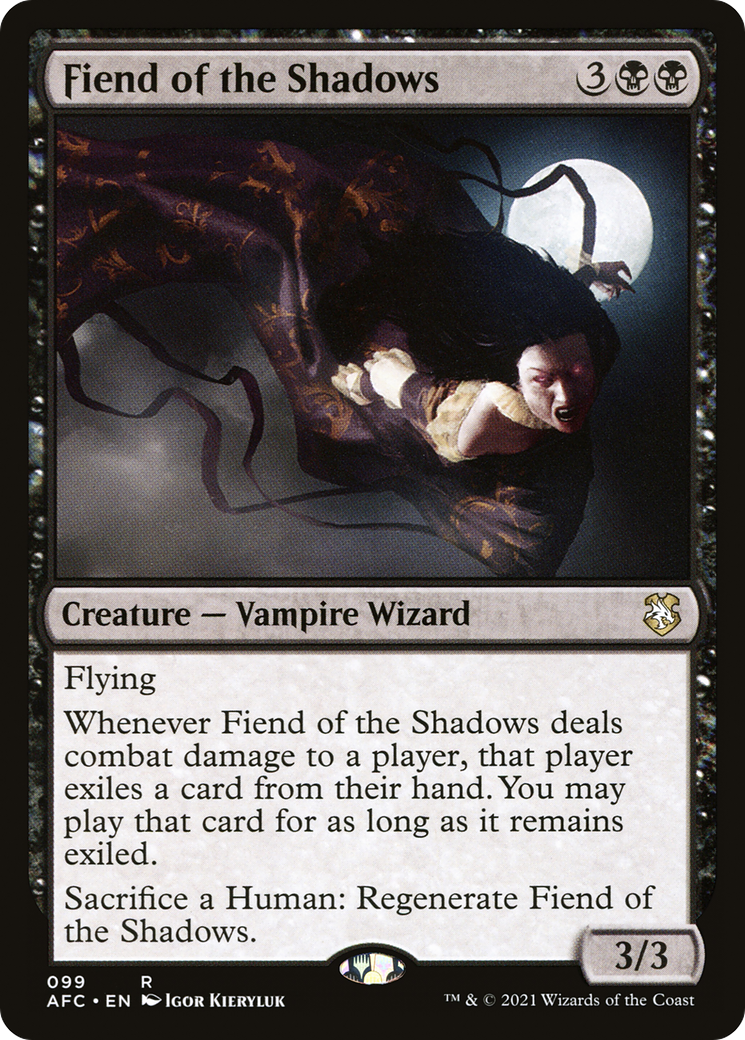 Fiend of the Shadows (099) - Forgotten Realms Commander