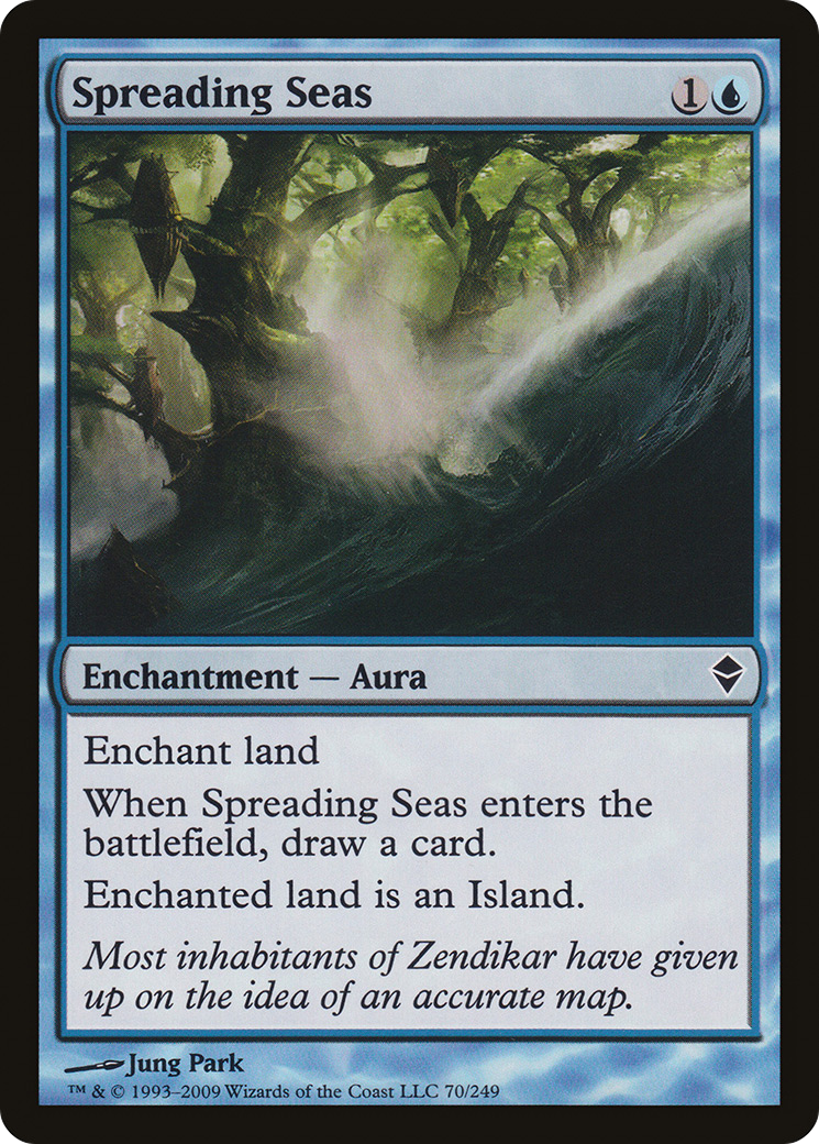 Spreading Seas (070) Foil - Zendikar