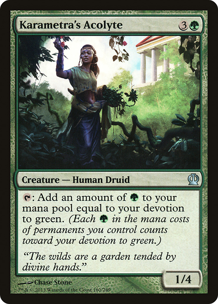 Karametra's Acolyte (160) - Theros