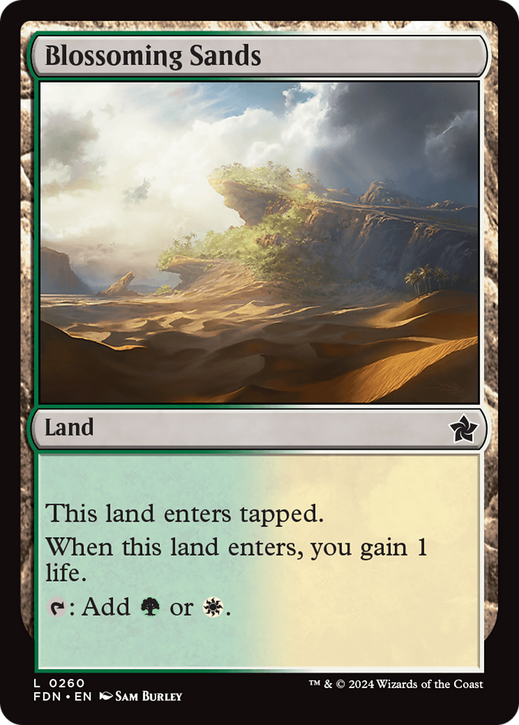 Blossoming Sands (260) Foil - Foundations