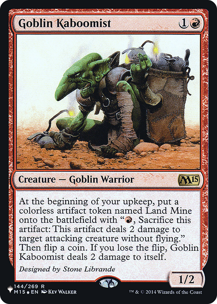 Goblin Kaboomist (M15-144) Foil - The List