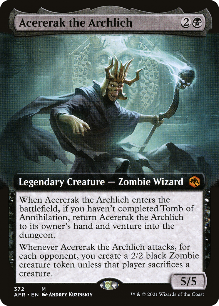Acererak the Archlich (Extended Art) (372) - Adventures in the Forgotten Realms
