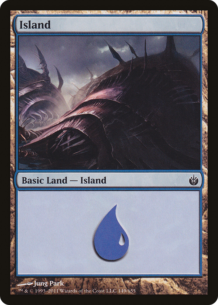 Island (149) Foil - Mirrodin Besieged
