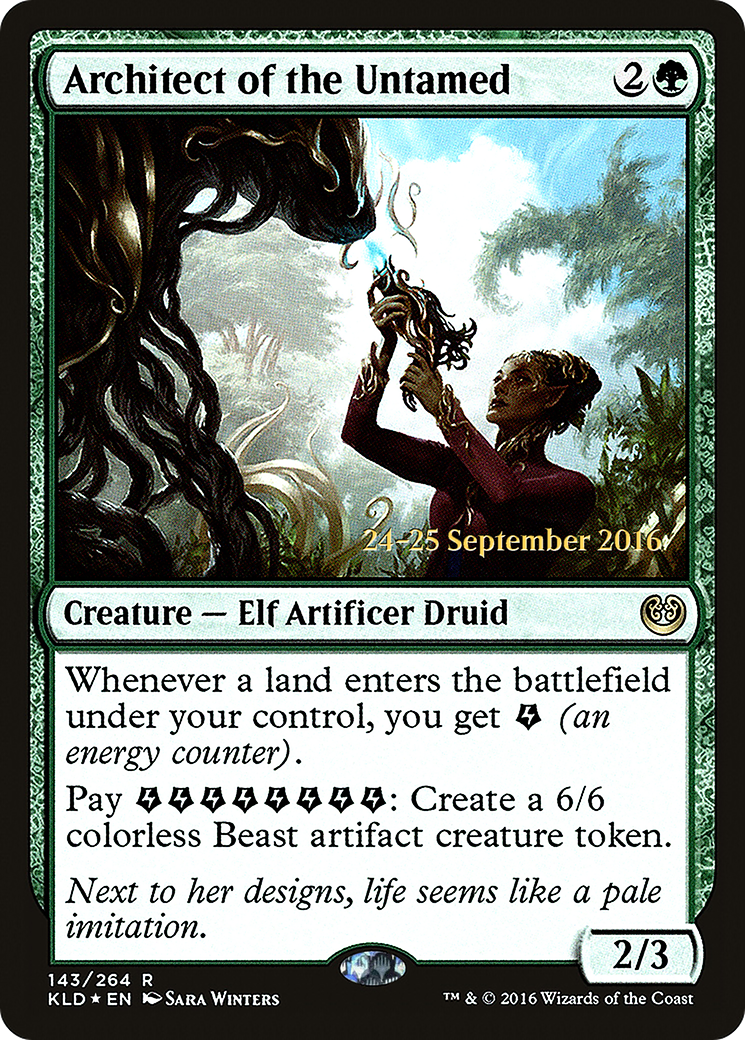 Architect of the Untamed (143s) Foil - Kaladesh Promos