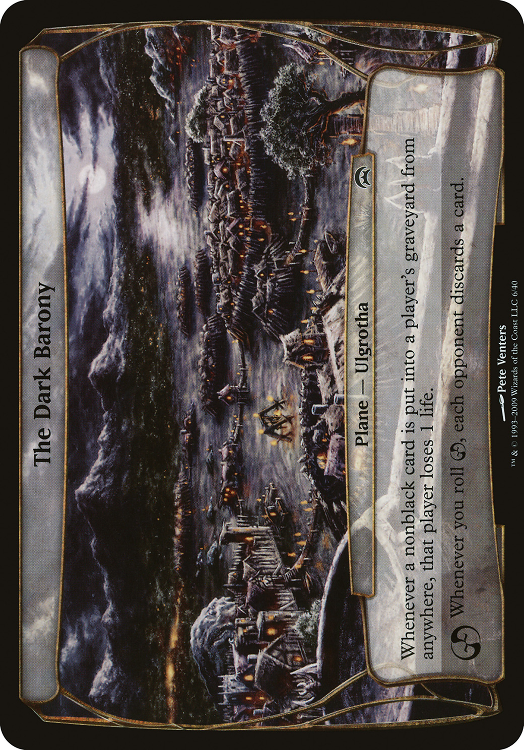 The Dark Barony (Planechase) - Planechase Planes