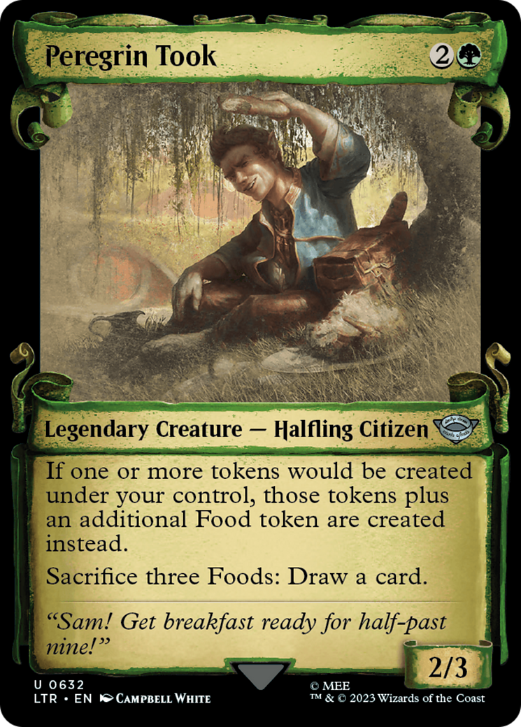 Peregrin Took (Showcase Scrolls) (Showcase) (632) Foil - The Lord of the Rings: Tales of Middle-earth