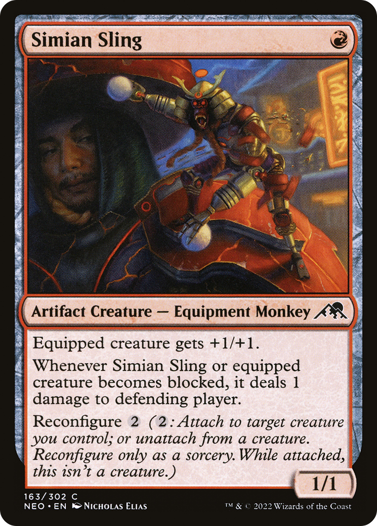 Simian Sling (163) - Kamigawa: Neon Dynasty