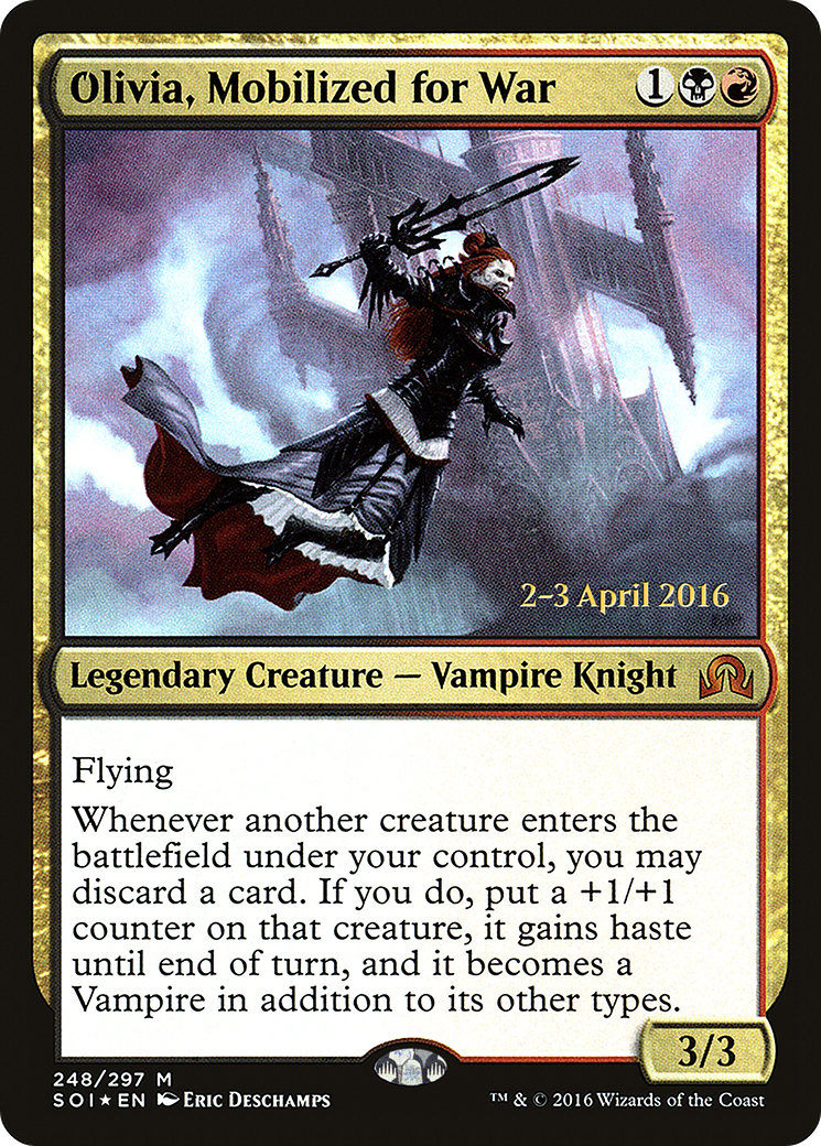 Olivia, Mobilized for War (248) Foil - Shadows over Innistrad Promos