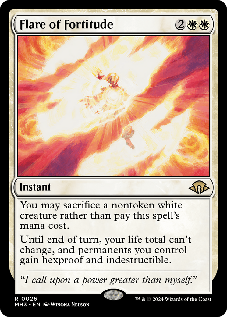 Flare of Fortitude (026) Foil - Modern Horizons 3