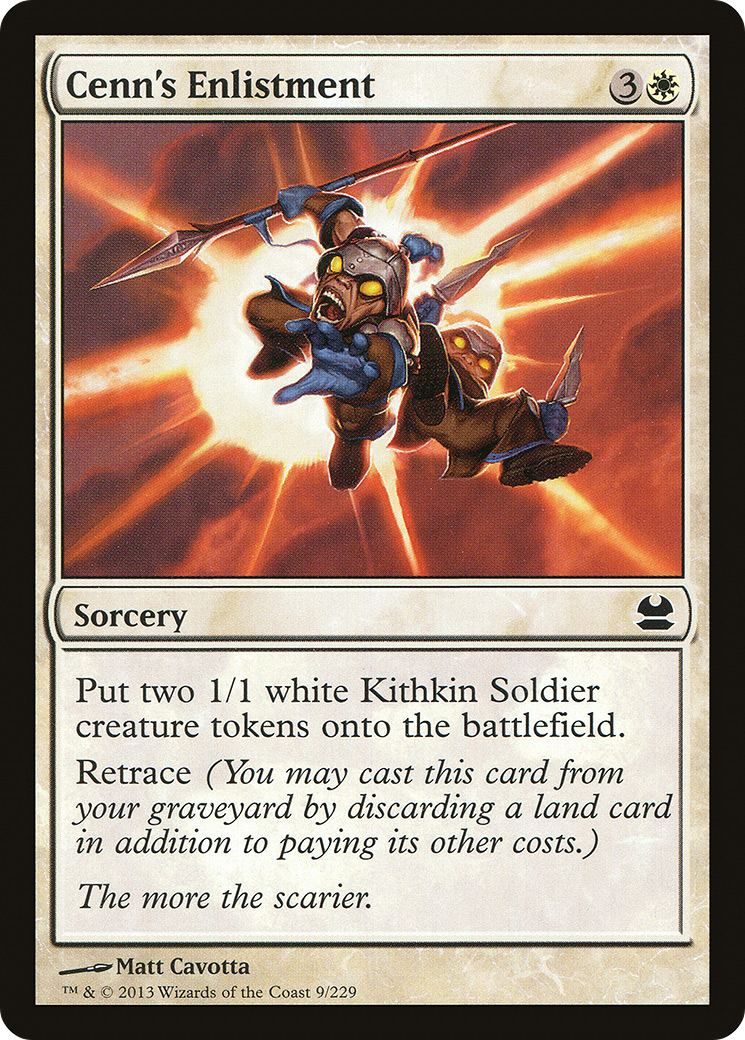 Cenn's Enlistment (009) Foil - Modern Masters