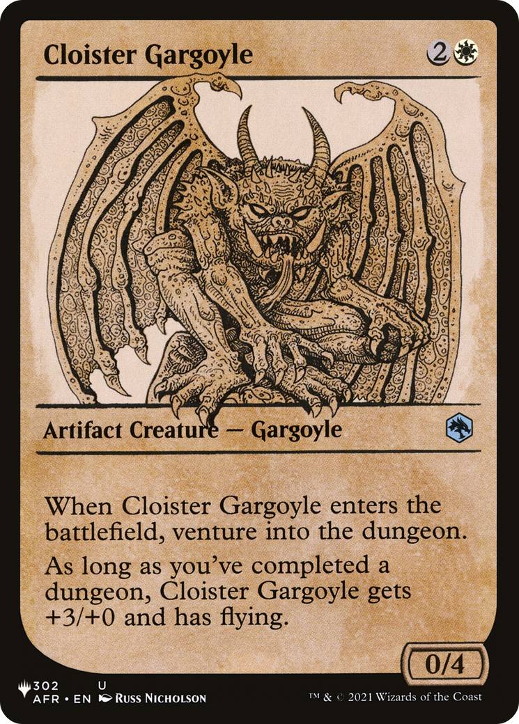Cloister Gargoyle (AFR-302) - The List