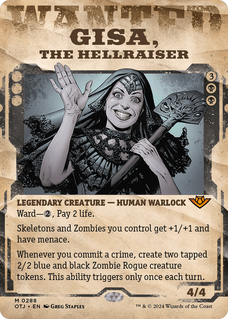 Gisa, the Hellraiser (Showcase) (288) Foil - Outlaws of Thunder Junction