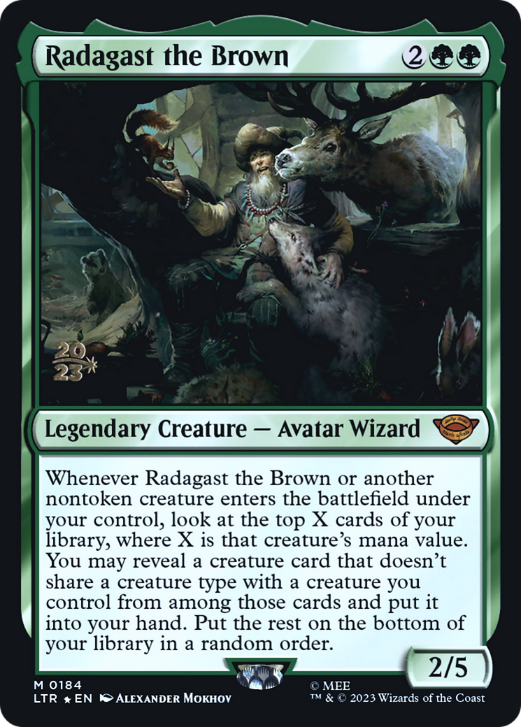 Radagast the Brown (184) Foil - Tales of Middle-earth Promos