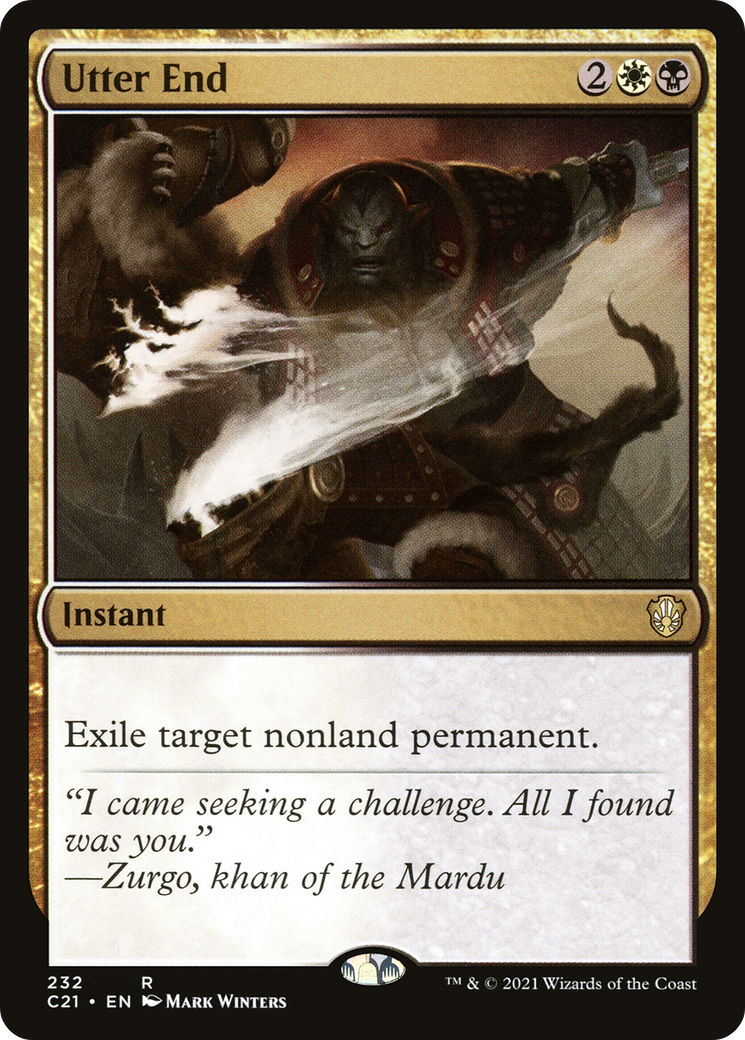 Utter End (232) - Commander 2021