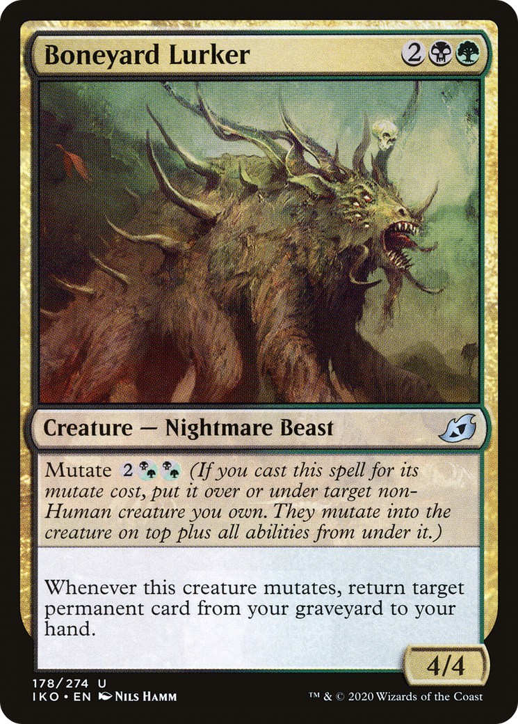 Boneyard Lurker (178) Foil - Ikoria: Lair of Behemoths