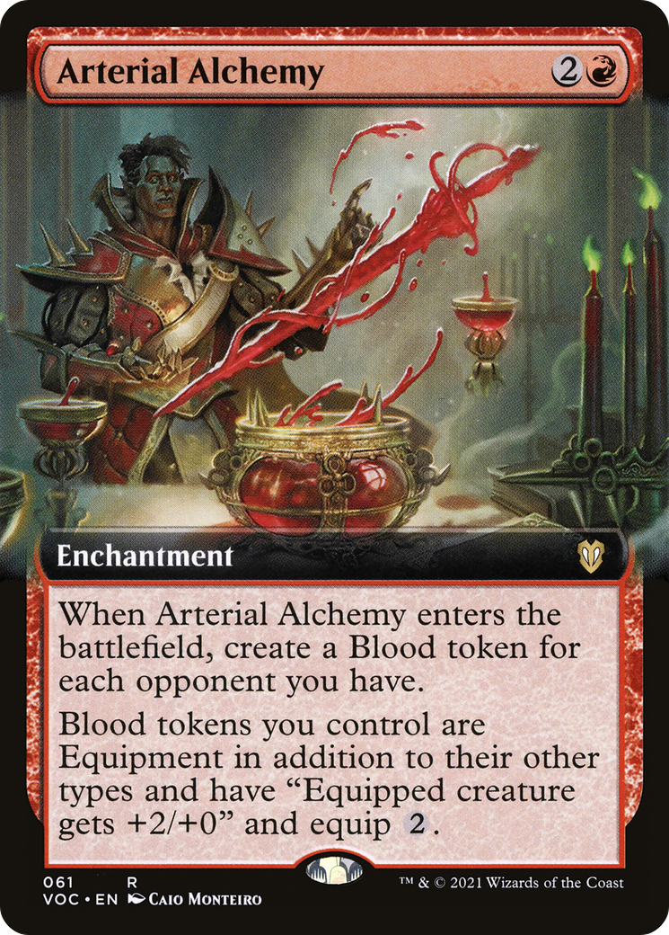 Arterial Alchemy (Extended Art) (061) - Crimson Vow Commander