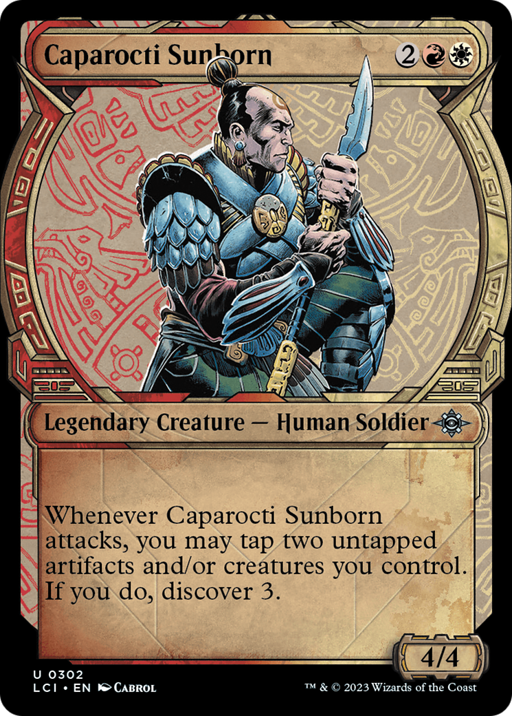 Caparocti Sunborn (Showcase) (302) Foil - The Lost Caverns of Ixalan