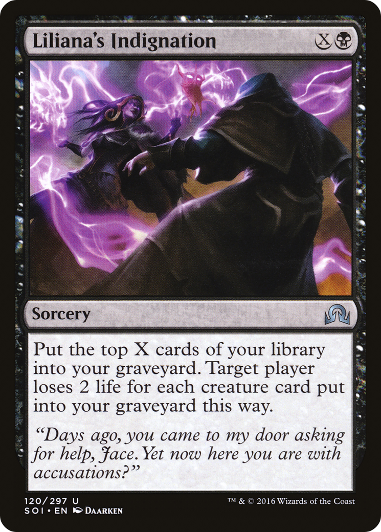 Liliana's Indignation (120) Foil - Shadows over Innistrad