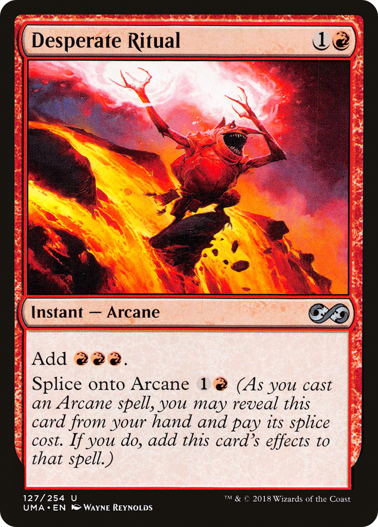 Desperate Ritual (127) Foil - Ultimate Masters
