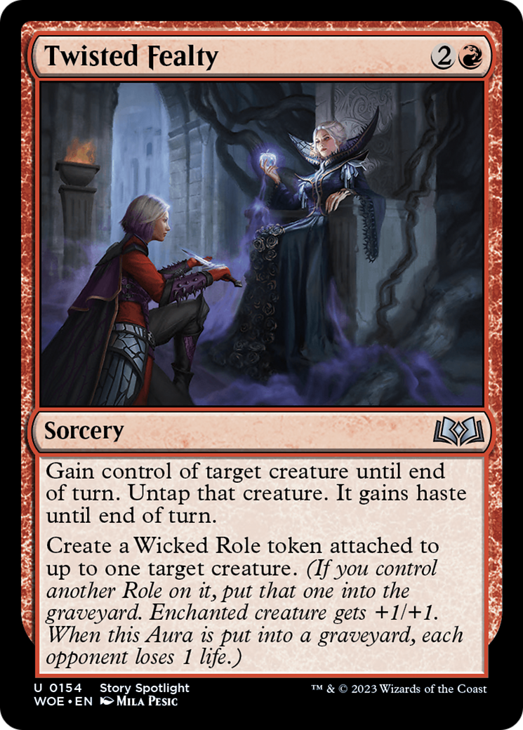 Twisted Fealty (154) - Wilds of Eldraine