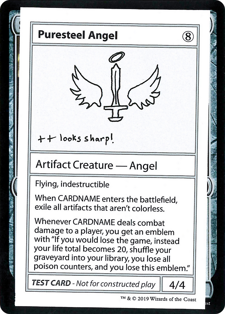 Puresteel Angel (No PW Symbol) - Mystery Booster Playtest Cards 2021