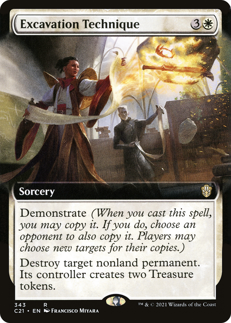 Excavation Technique (Extended Art) (343) - Commander 2021