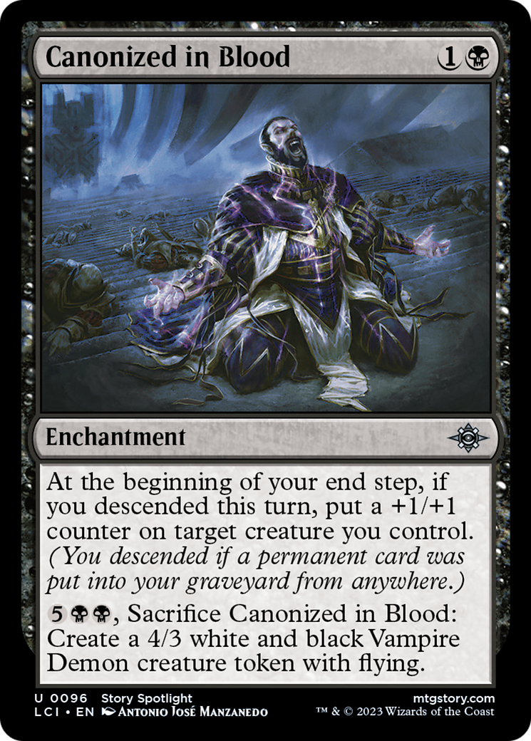 Canonized in Blood (096) Foil - The Lost Caverns of Ixalan