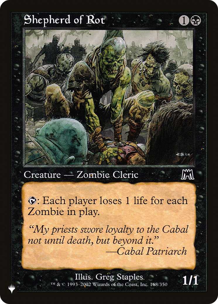 Shepherd of Rot (Retro) (ONS-168) - The List