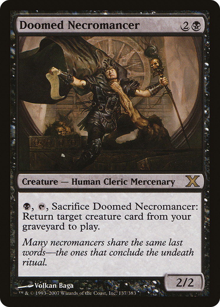 Doomed Necromancer (137) - Tenth Edition