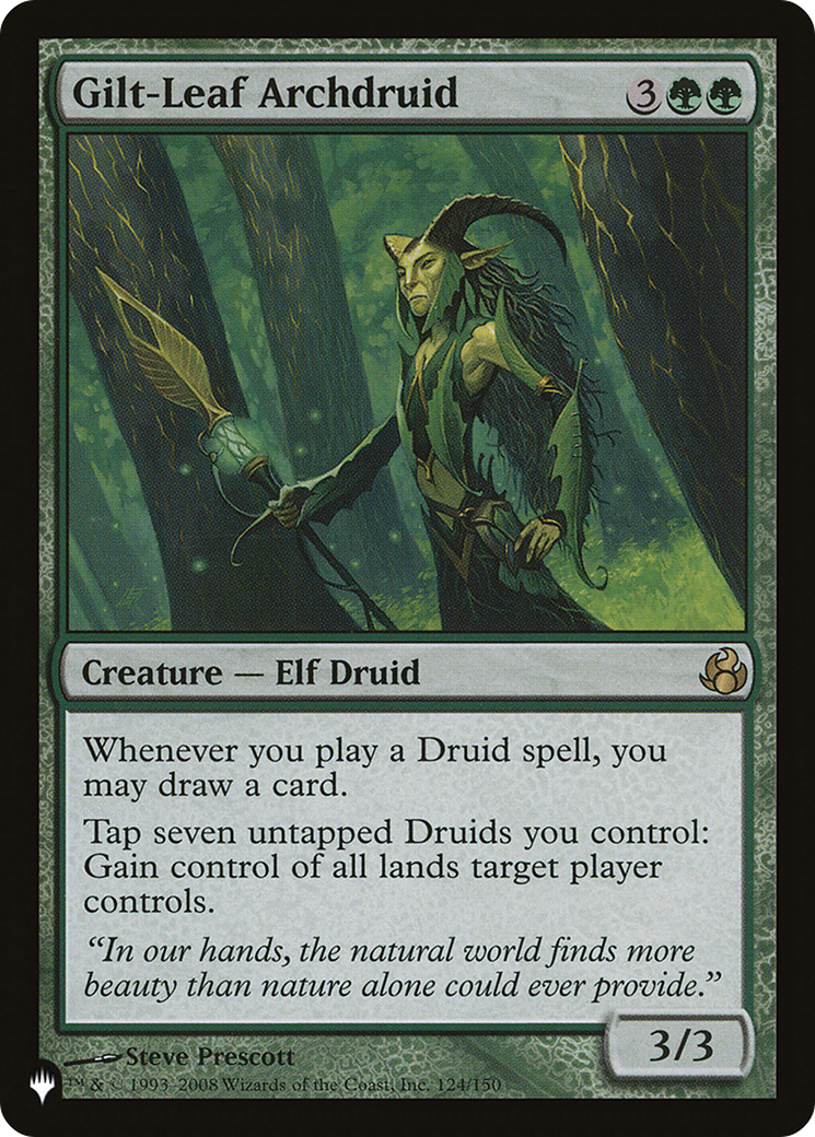 Gilt-Leaf Archdruid (MOR-124) - The List