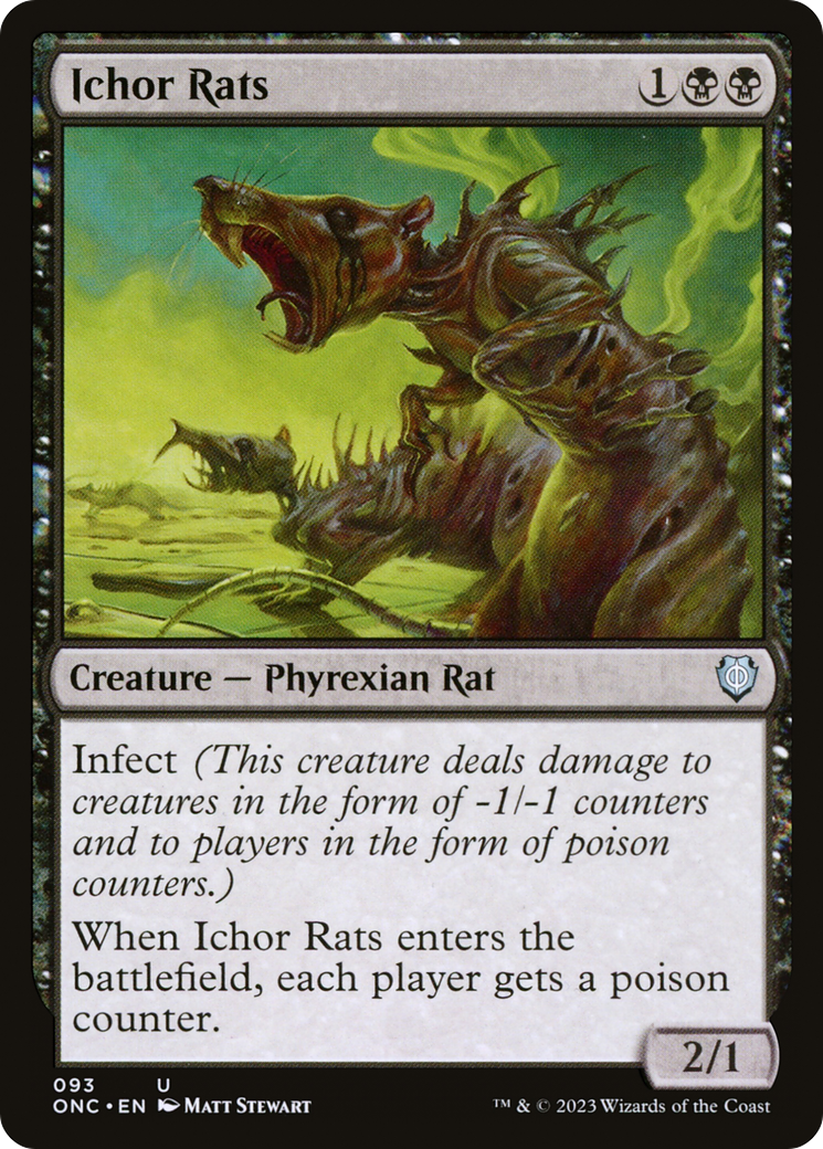 Ichor Rats (093) - Phyrexia: All Will Be One Commander