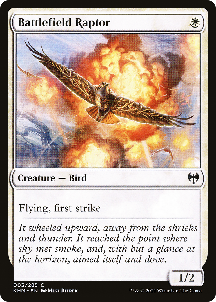 Battlefield Raptor (003) Foil - Kaldheim