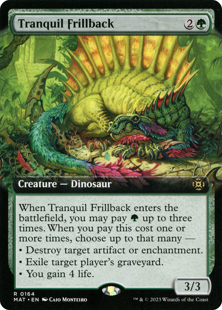 Tranquil Frillback (Extended Art) (164) - March of the Machine: The Aftermath