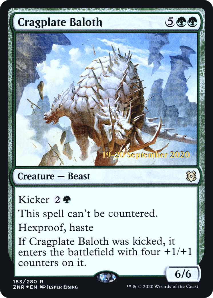 Cragplate Baloth (183) Foil - Zendikar Rising Promos