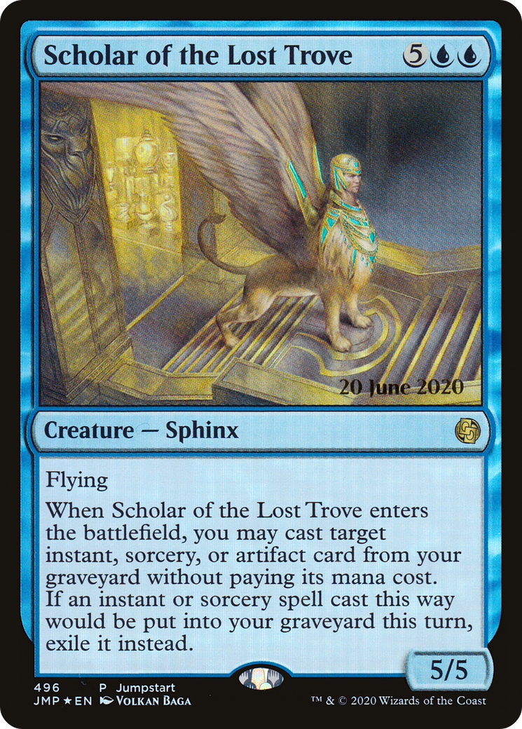Scholar of the Lost Trove (496) Foil - Jumpstart