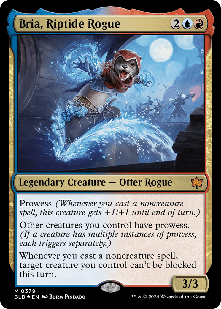 Bria, Riptide Rogue (379) Foil - Bloomburrow